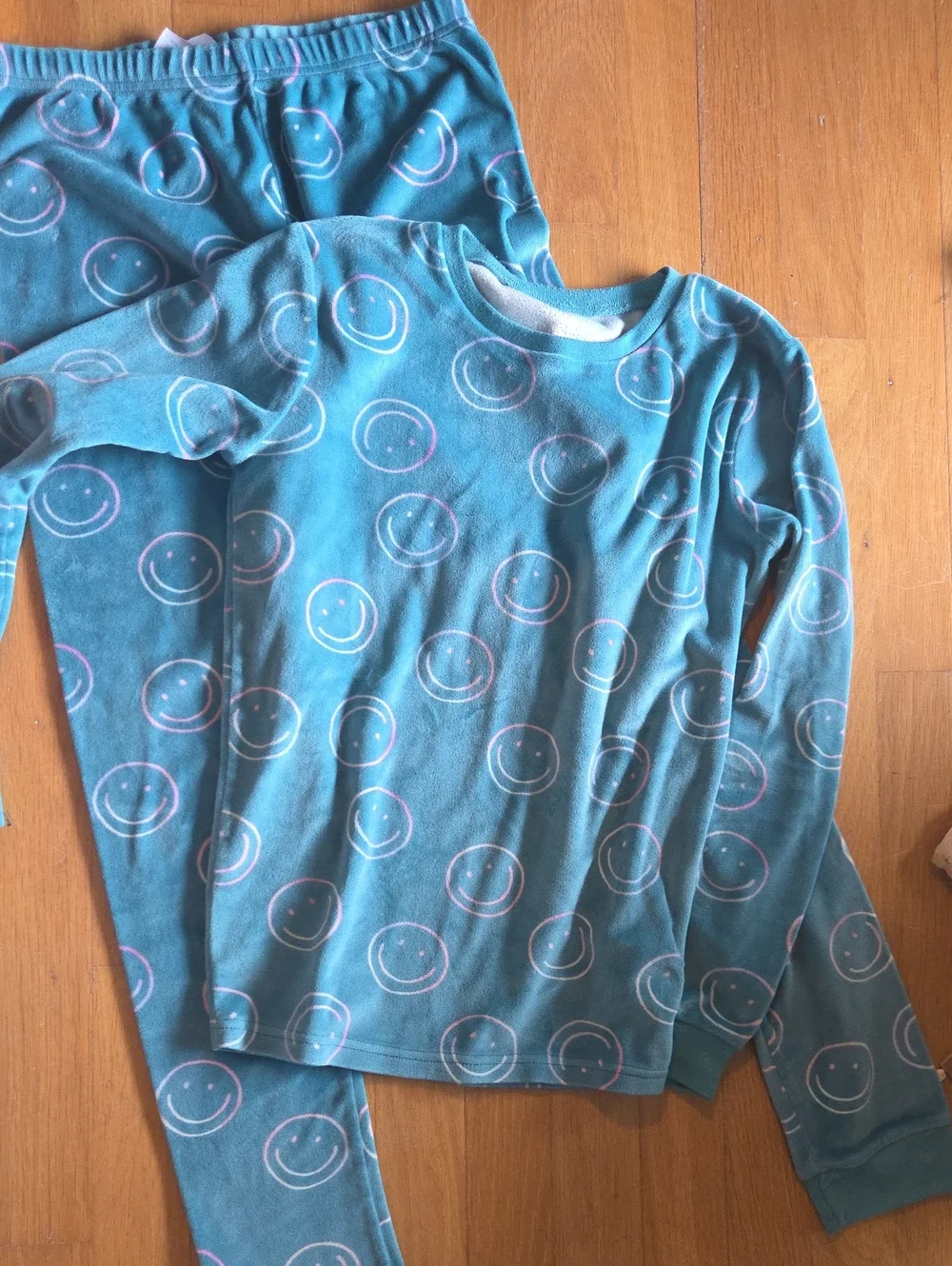 Cat & Jack | Smiley Face Blue Pajama Set
